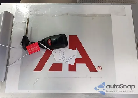 2007 Kia Spectra Ex from USA, damaged, VIN KNAFE121475475524